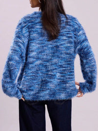 Chunky Knit V-Neck Button Cardigan | Oversized Comfort