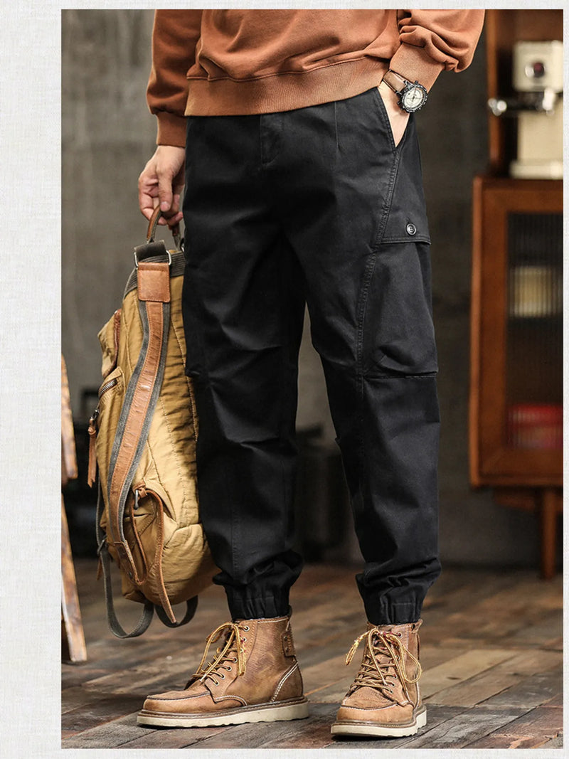 Men's Loose Fit Joggers | 100% Cotton Pocketed Sweatpants