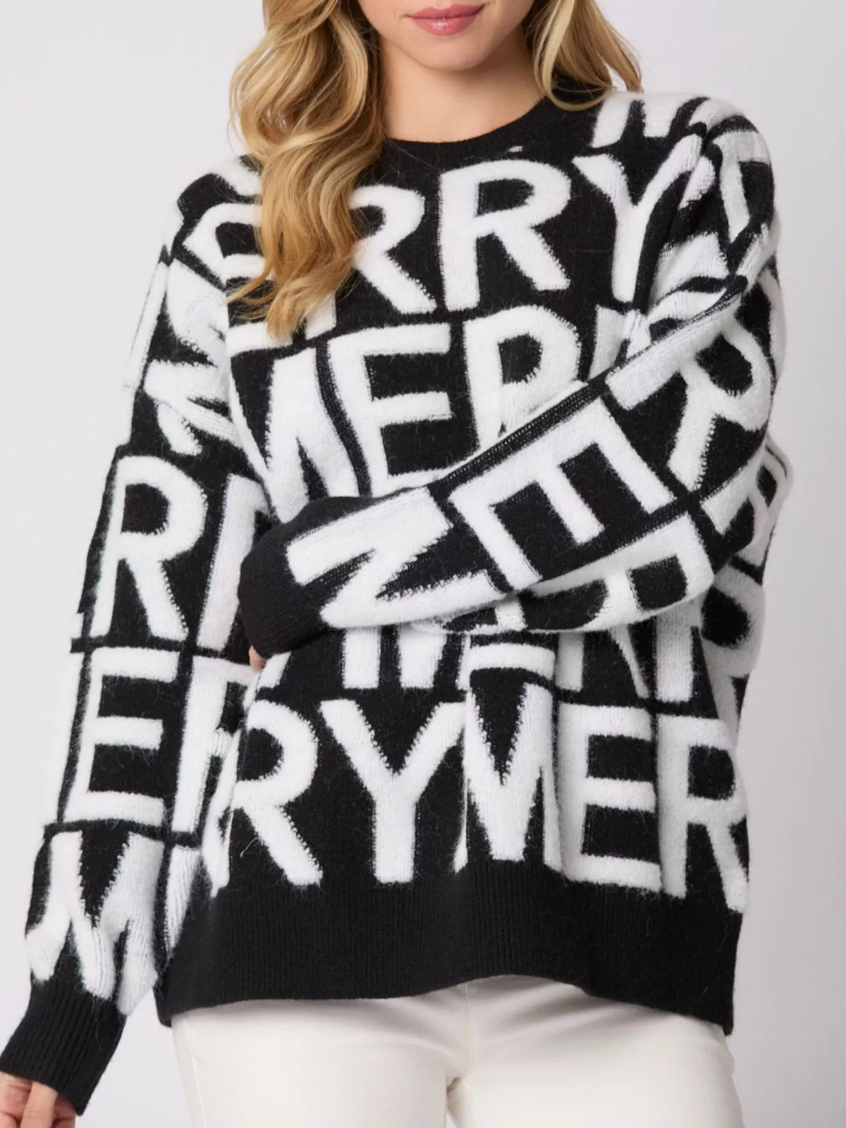 Women's Ugly Christmas Sweater | Oversized Festive Holiday Pullover