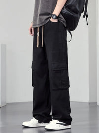 Men's Plus Size Cargo Jeans - Wide Leg & Pocketed