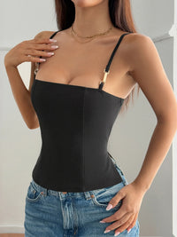 Women's Side Slit Cami Top - Sleeveless Casual & Night Out Tank