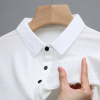 Men’s regular fit polo shirt with button detail – best price for summer shopping