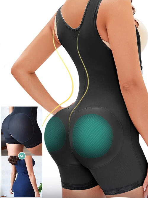 Full Size Side Zip Shapewear for Women – Wide Strap Tummy Control Shaper – Trandifydeal