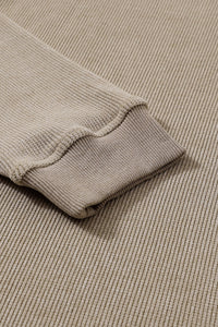 Pumpkin Round Neck Long Sleeve Sweatshirt Trandify Deal