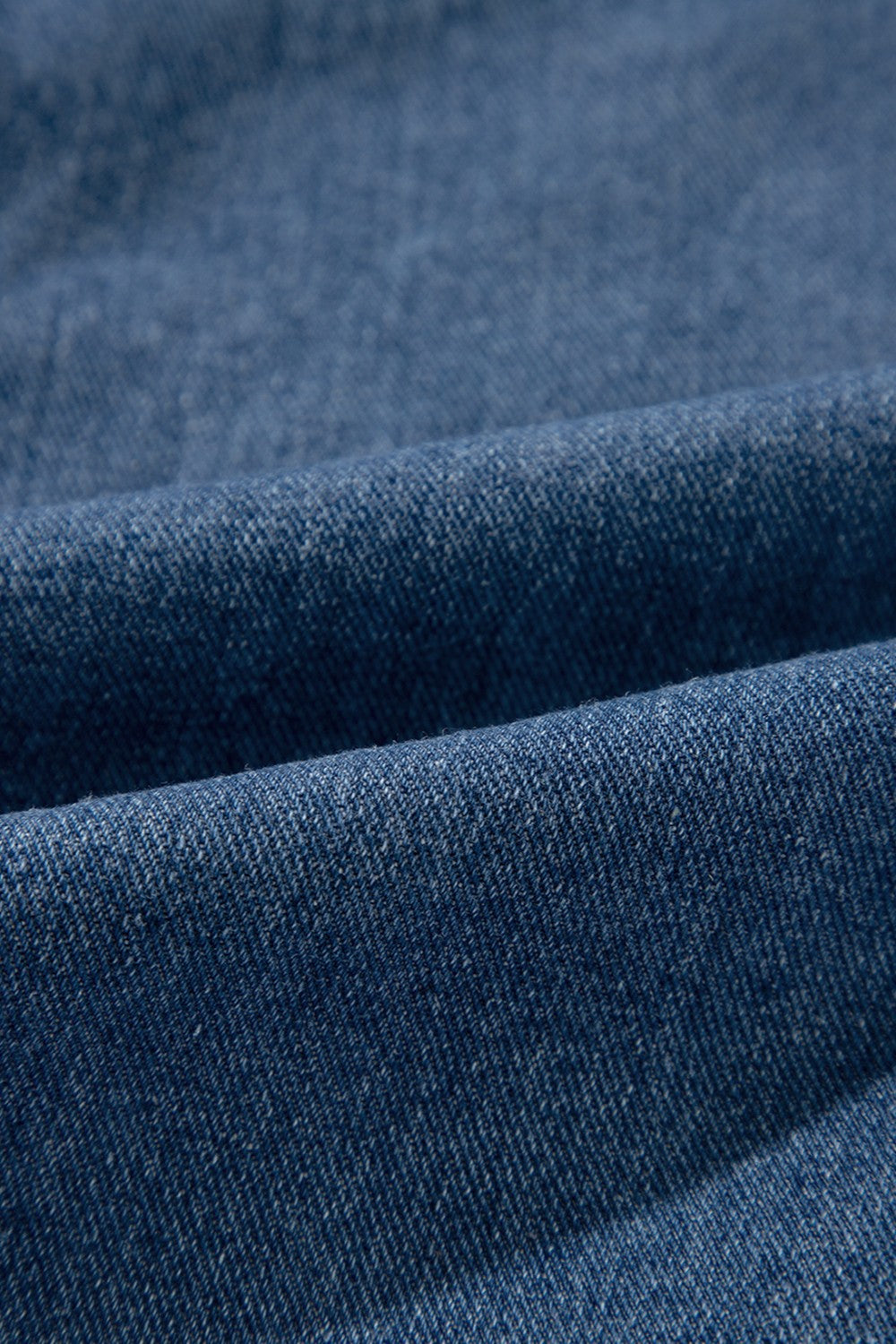 Pocketed Long Sleeve Denim Jacket Trandify Deal