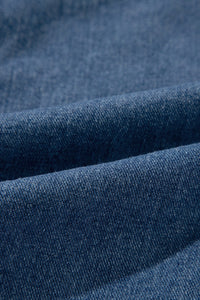 Pocketed Long Sleeve Denim Jacket Trandify Deal