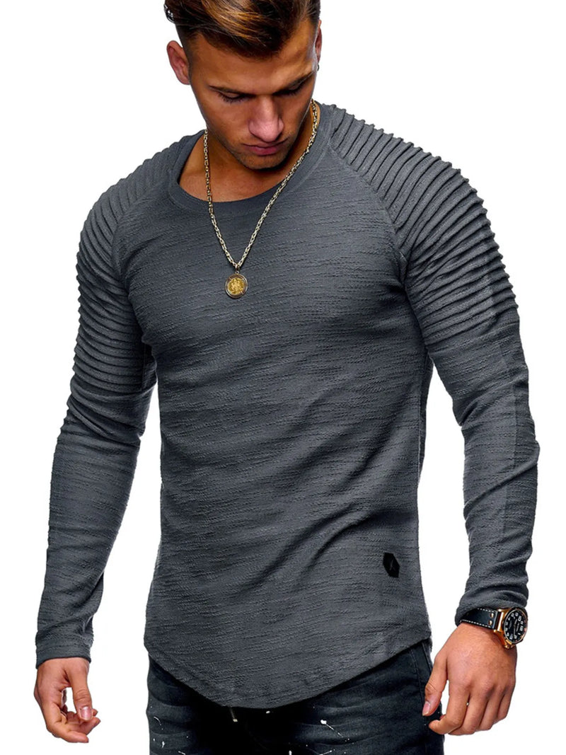 Soft Plus Size Men's T-Shirt – Relaxed Fit Raglan Sleeve Top