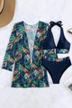 Printed Halter Neck Three-Piece Swim Set - Trandify Deal