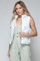 Snobbish Zip Up Quilted Hooded Vest Trandify Deal