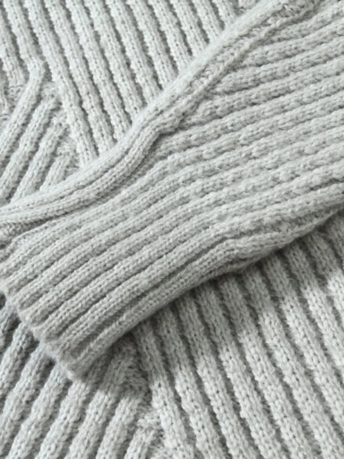 Men's Plus Size Ribbed Turtleneck Sweater – Warm Winter Fashion