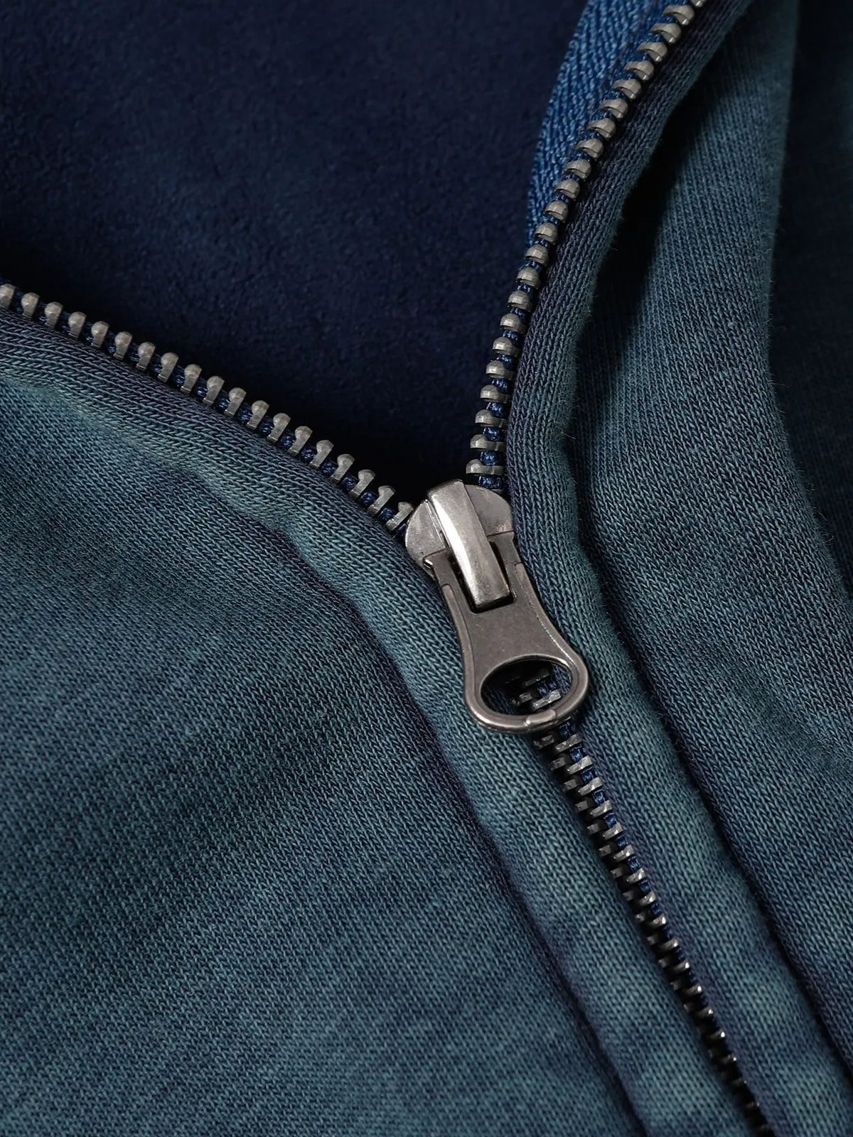 Men’s Distressed Zip-Up Hoodie – Soft Washed Cotton Streetwear Pullover