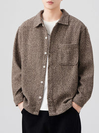 Men's Plus Size Oversized Shacket - Flannel Shirt Jacket