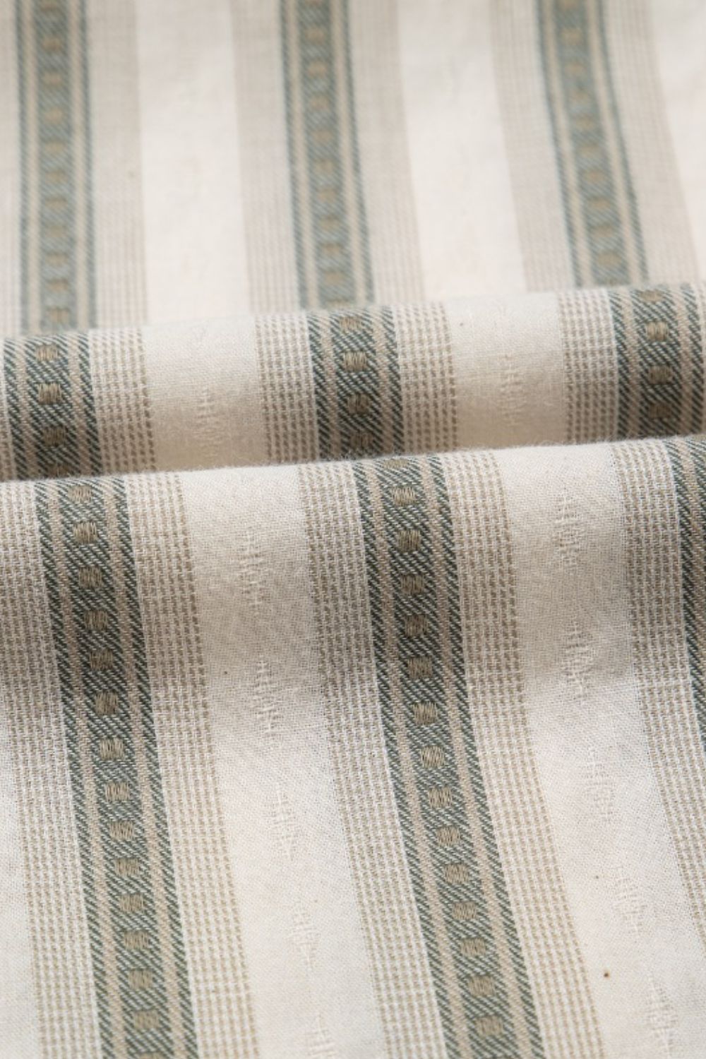 Women's Striped Frill Tie Neck Blouse