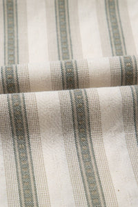 Women's Striped Frill Tie Neck Blouse