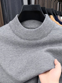 Big & Tall Slim Fit Mock Neck Sweater – Winter Warm Men’s Fashion Essential