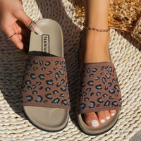 Leopard Open Toe Sandals Trandify Deal