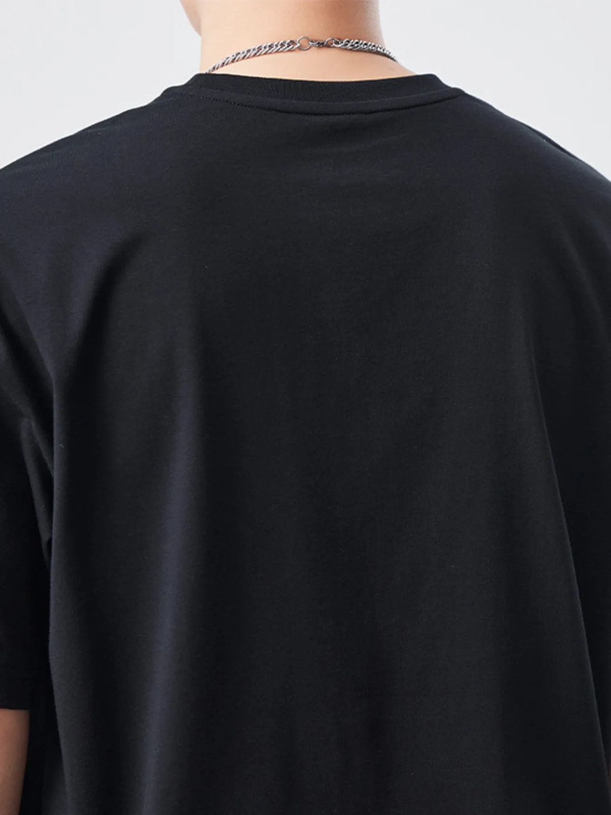 Men's plus size t-shirts for men in oversized regular fit, soft cotton spandex blend basic tee