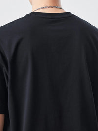 Men's plus size t-shirts for men in oversized regular fit, soft cotton spandex blend basic tee