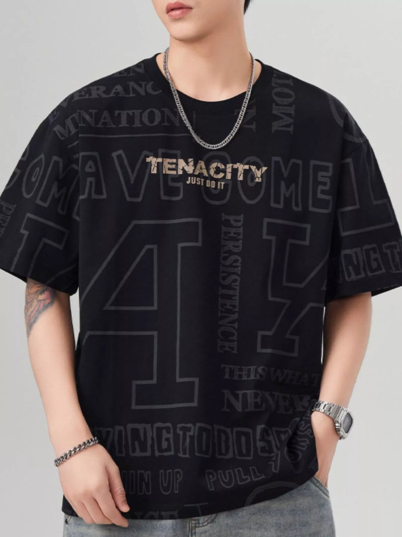 Men's Plus Size Cotton T-Shirt oversized lightweight cotton spandex blend regular fit