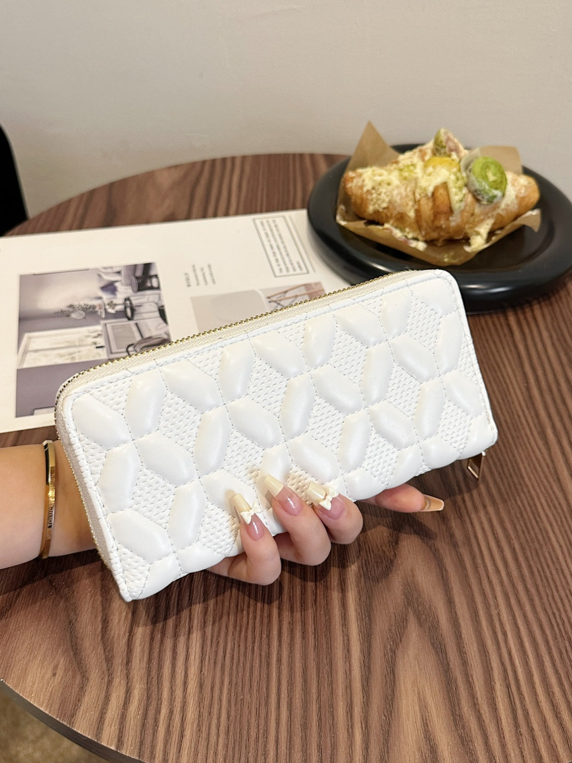 PU Leather Solid Color Wallet Trandify deal