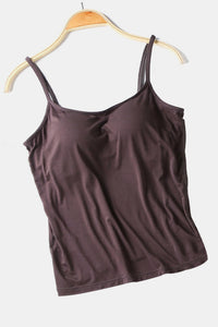 Scoop Neck Cami with Bra Trandify Deal
