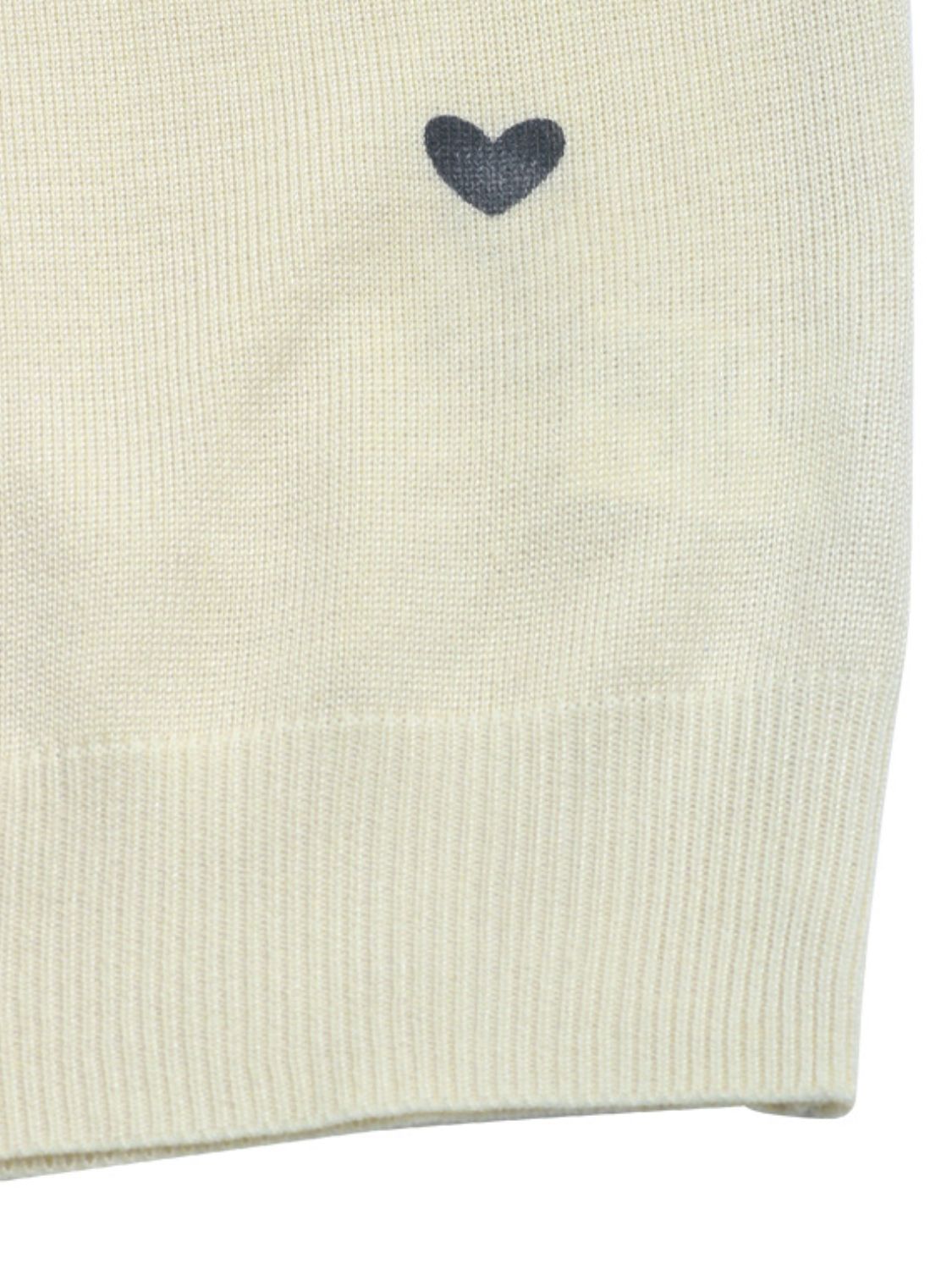 Perfee Heart Round Neck Long Sleeve Knit Top Trandify Deal