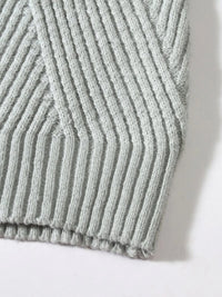 Men's Plus Size Ribbed Turtleneck Sweater – Warm Winter Fashion