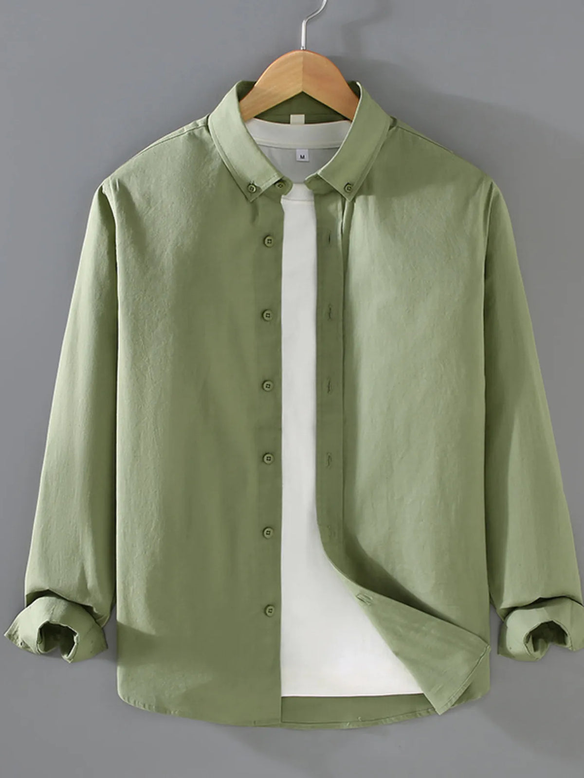 Big & Tall Men’s Dress Shirt – Relaxed Fit Button-Down for Office & Casual