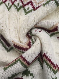 Chunky Cable Knit Turtleneck Sweater for Women