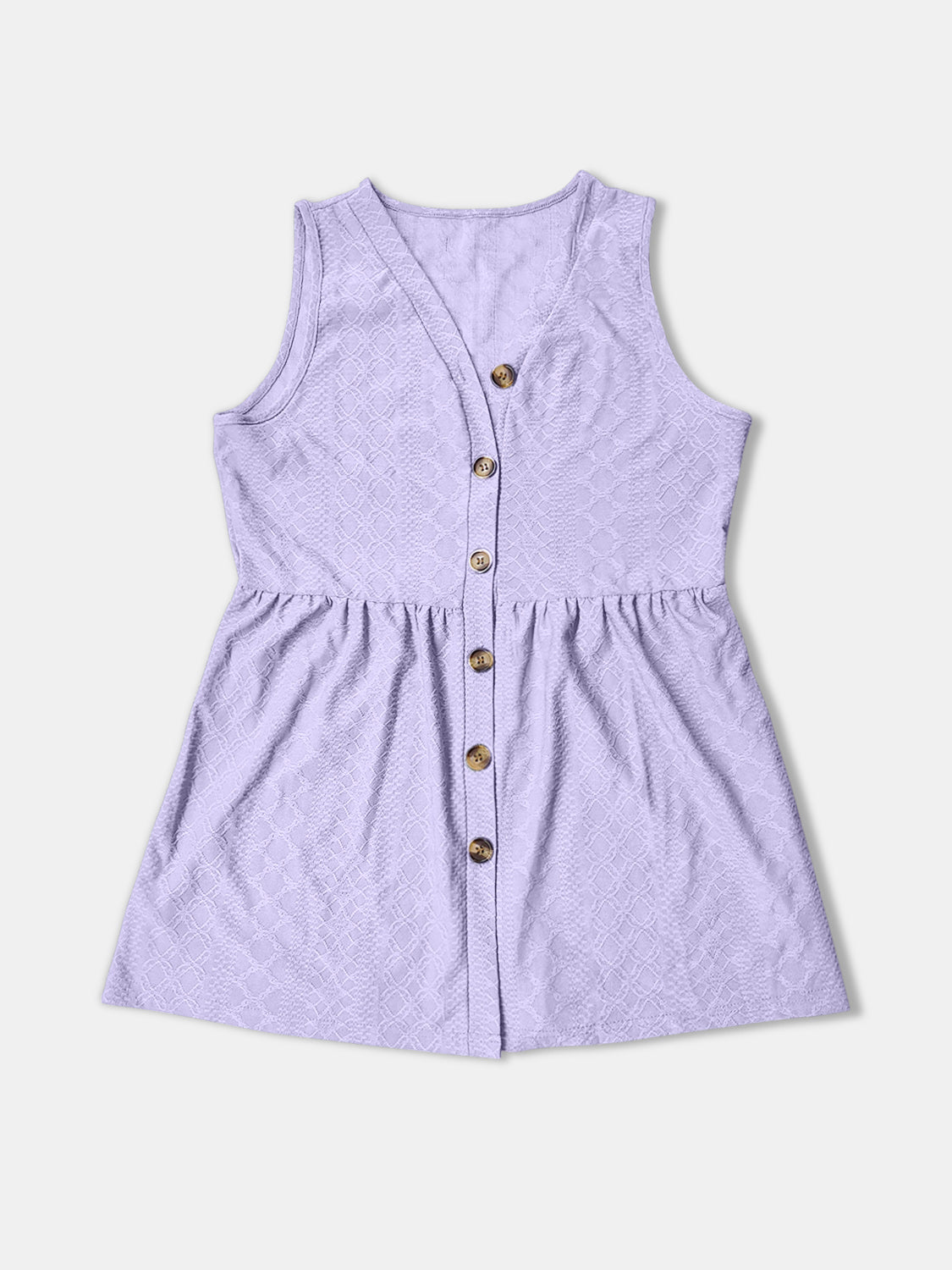 Button Up V-Neck Tank Trandify deal