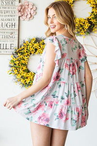 Heimish round-neck ruffled tunic – casual plus-size women’s top – free shipping USA