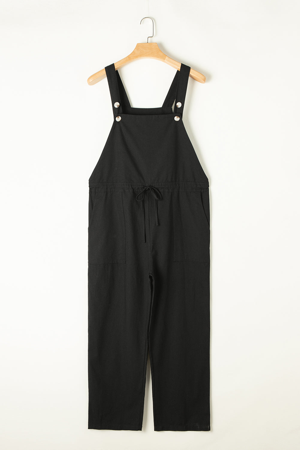 Drawstring Wide Strap Overalls with Pockets Trandify deal