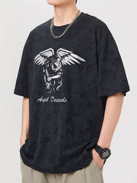 Men's Plus Size Graphic T-Shirt | 100% Cotton Oversized Tee