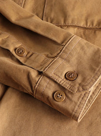 Plus size men’s button-up shirt with chest pockets for big & tall Hawaiian or office wear – breathable long sleeve casual shirt