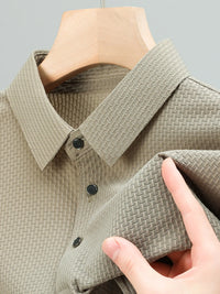 Men’s regular fit polo shirt with button detail – best price for summer shopping