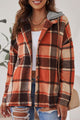 Plaid Button-Up Hooded Shacket for Women - Trendy Fall & Winter Outerwear at TrandifyDeal