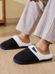 Horn Buckle Furry Texture Flat Slippers Trandify Deal