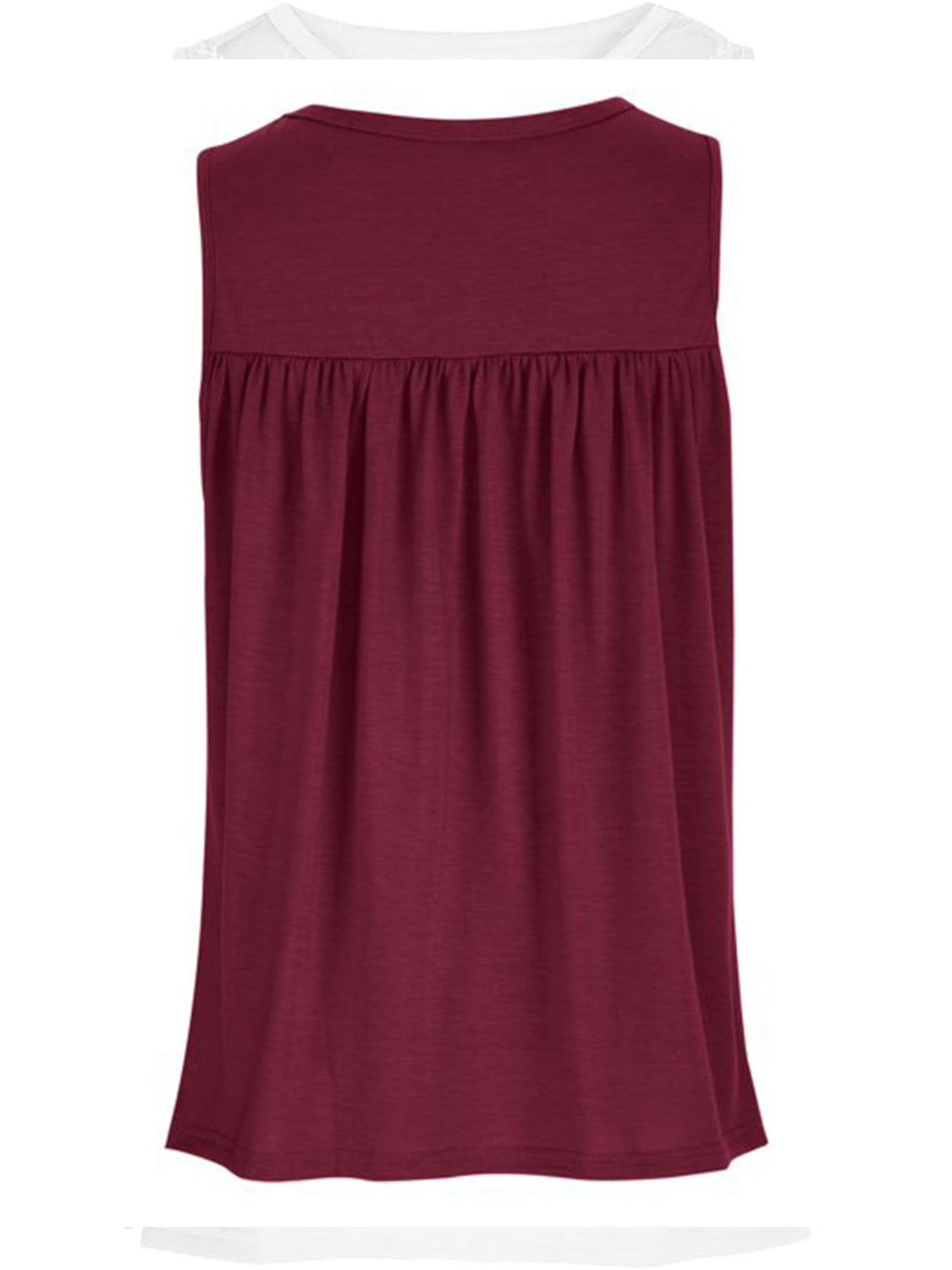 Lace Detail Round Neck Tank Trandify deal