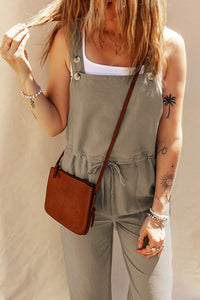 Drawstring Wide Strap Overalls with Pockets Trandify deal