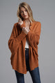Open Front Batwing Sleeve Cardigan Trandify Deal