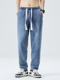 Men's Loose Fit Jeans | 100% Cotton Comfort Washed | Plus Size