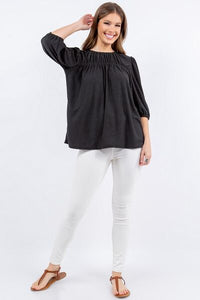 Elegant Celeste Bow Top for Women – Office & Casual Chic Outfit