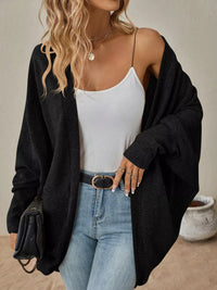 Oversized Open Front Cardigan for Women - Cozy Knit