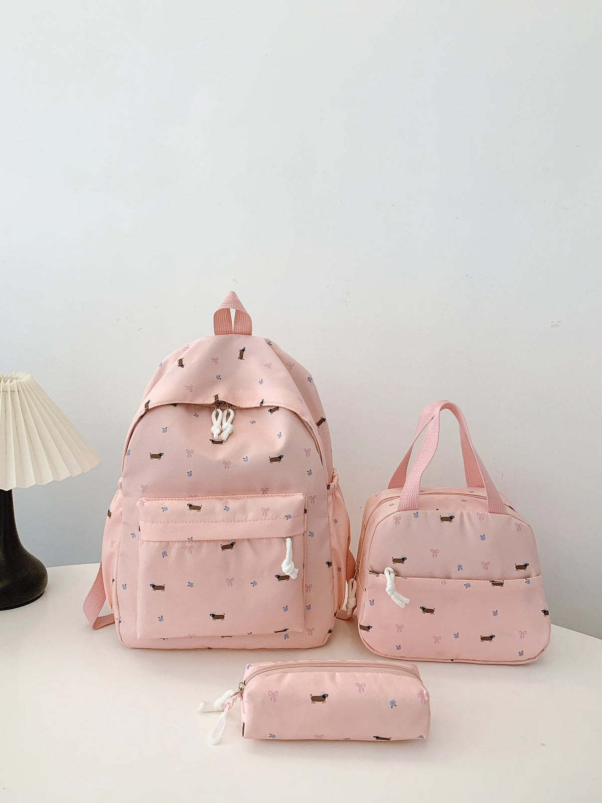 Matching daisy clutch and tote set – 3-piece boho women’s bags