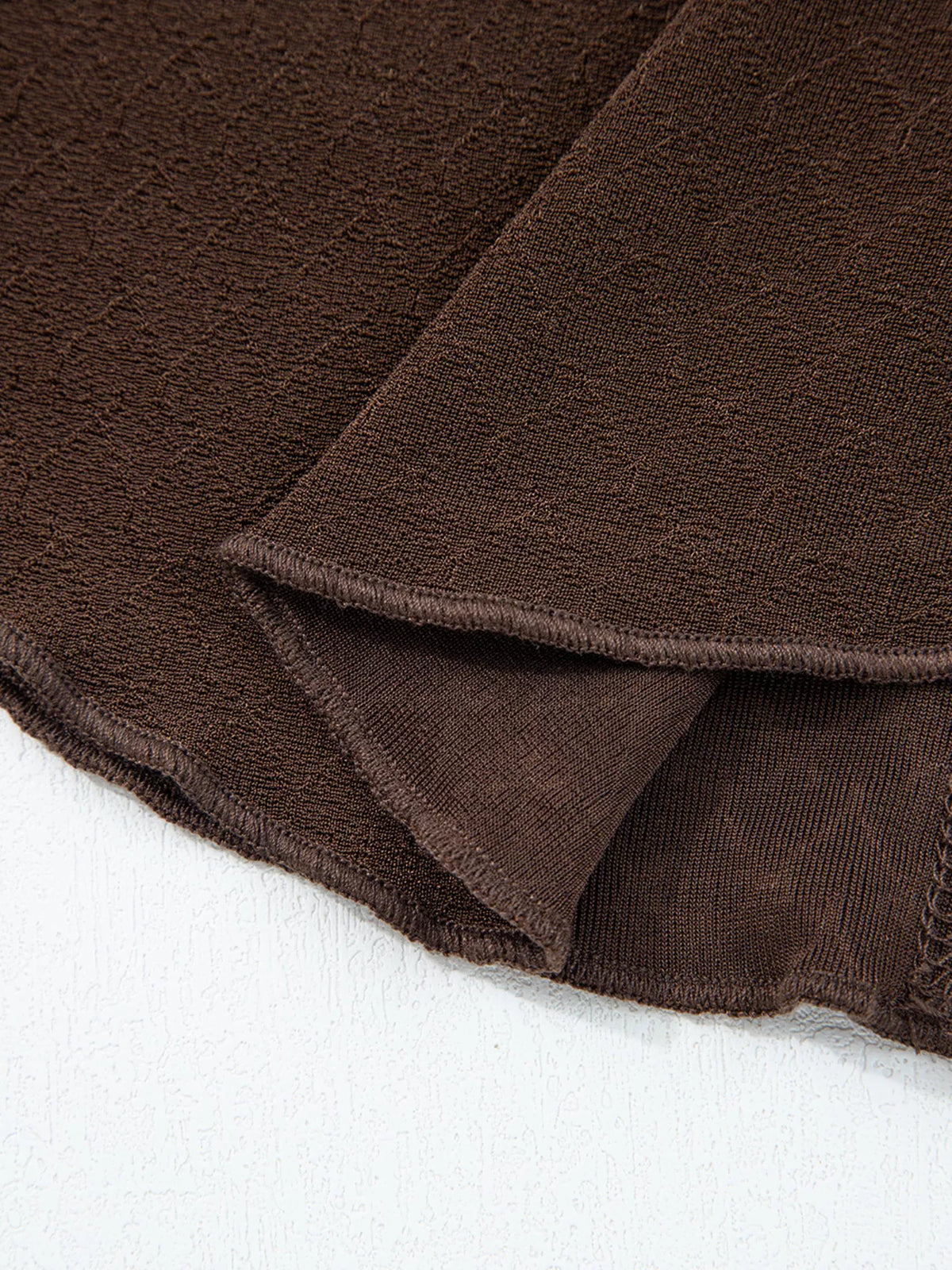 Y2K patchwork jacquard long sleeve top with lettuce trim for women, price on sale.