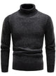 Men’s Plus Size Turtleneck Sweater – Slim Fit Winter Knit for Big & Tall