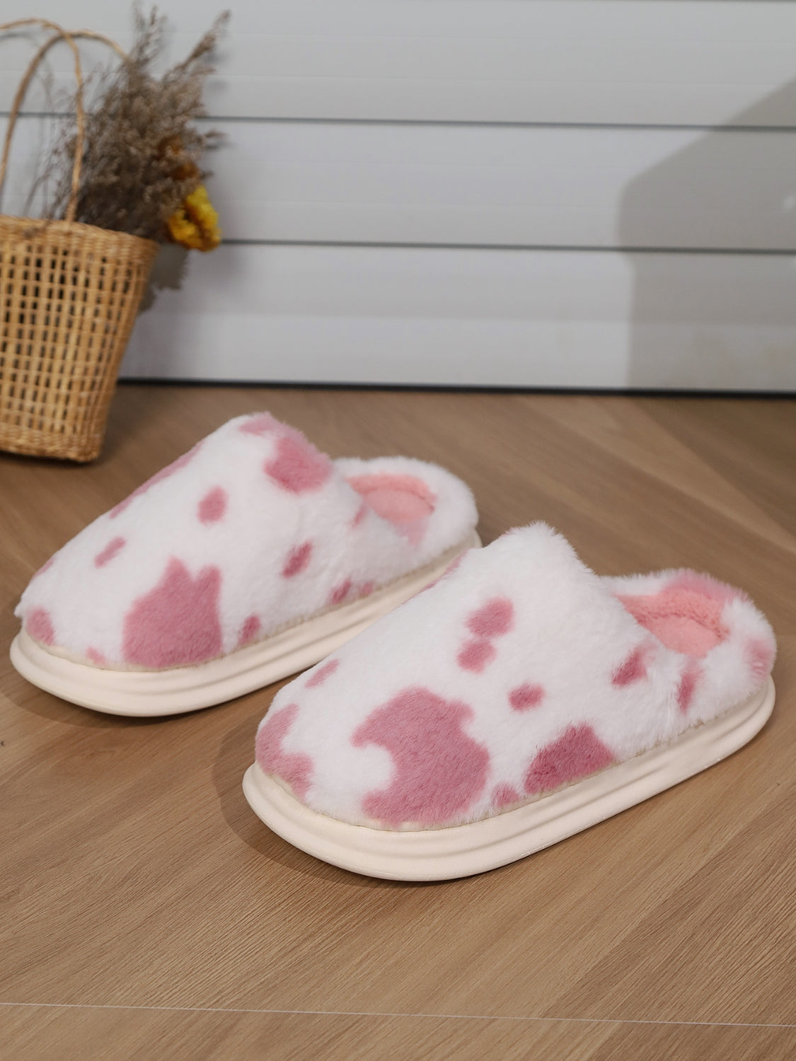 Animal Print Faux Fur Slippers Trandify Deal