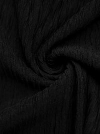 Sheer Cold Shoulder Bodysuit | Flounce Sleeve Top