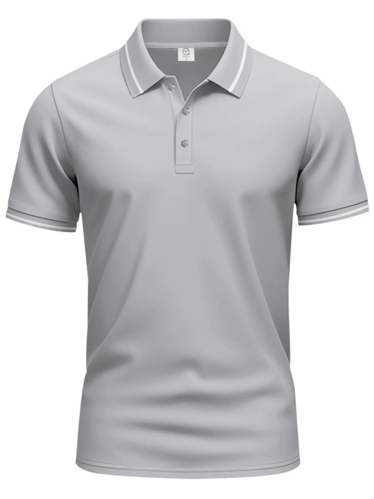 Plus size men’s collared polo – moisture-wicking fabric for golf & casual wear
