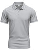 Plus size men’s collared polo – moisture-wicking fabric for golf & casual wear